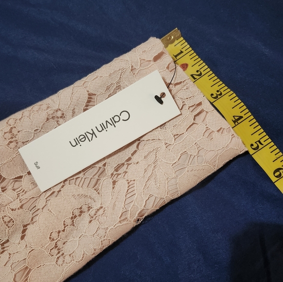 Calvin Klein Designer Lace Jacket In Soft Peach Color In Womans Size 4.   NWT - Picture 15 of 16